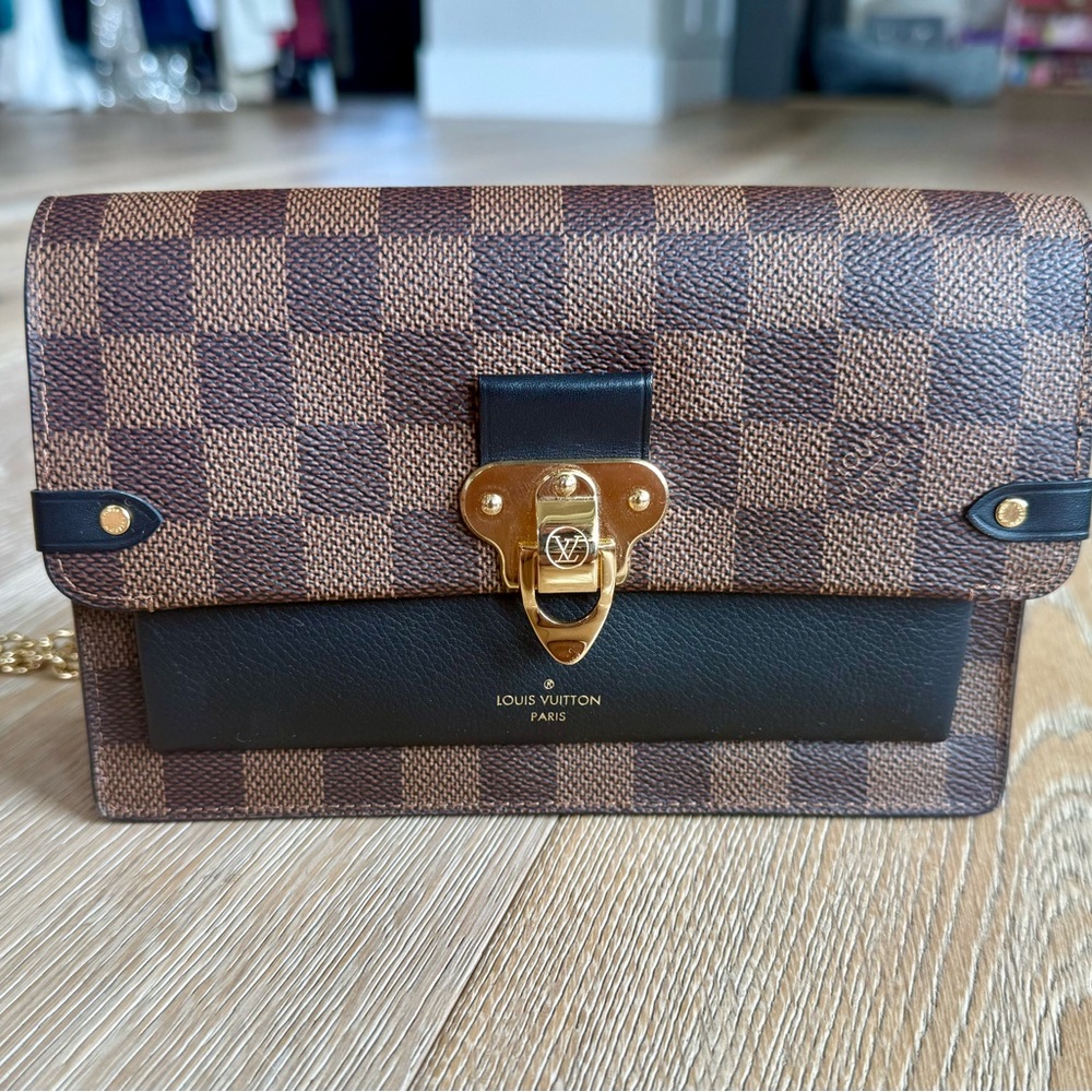 Louis Vuitton Damier Ebene Vavin Wallet on Chain - Picture 4 of 15